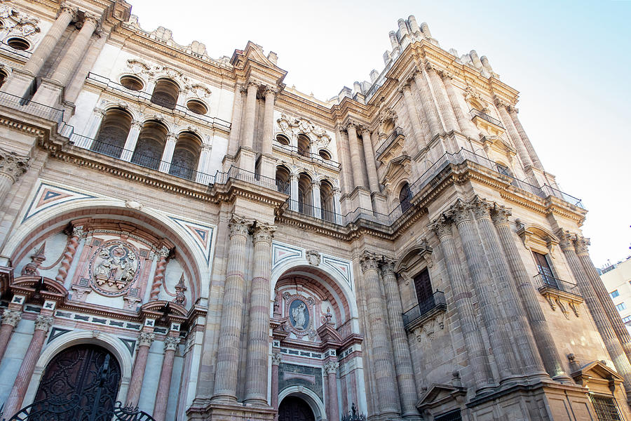 The Cathedral of Malaga front view, Malaga, Spain Photograph by ...