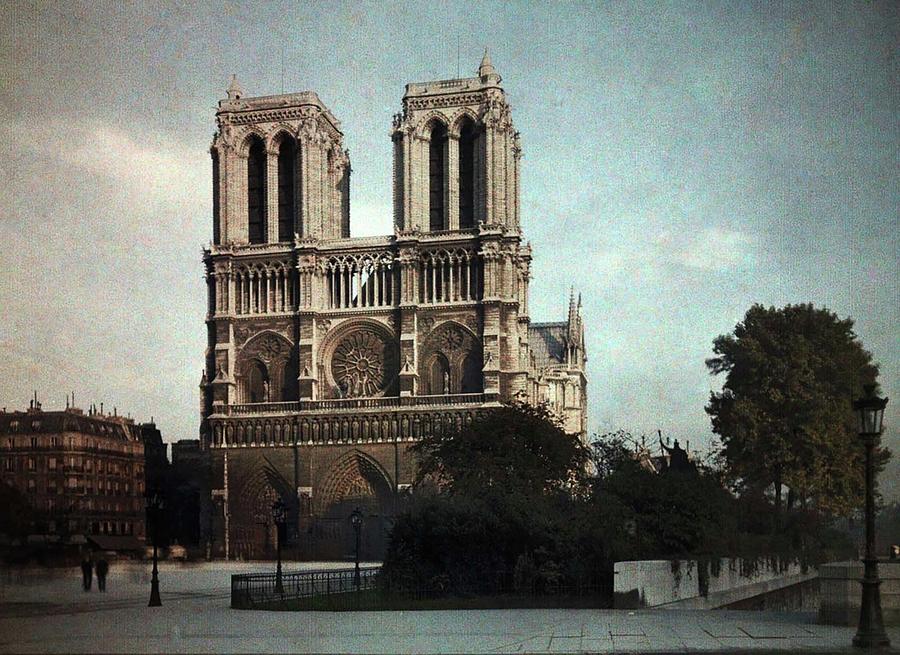 The Cathedral Of Notre Dame. Digital Art