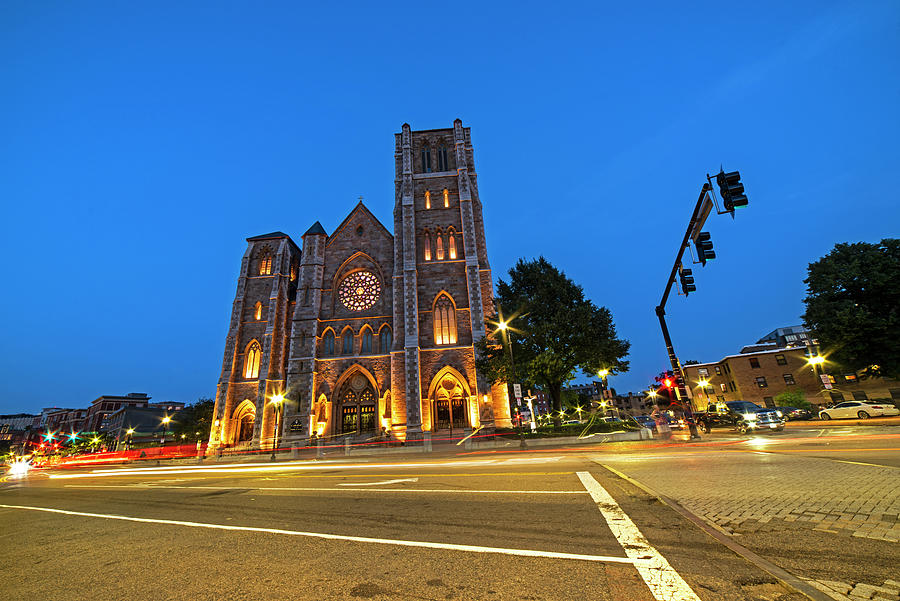 The Cathedral of the Holy Cross in the South End Boston MA Washington St Photograph by Toby McGuire