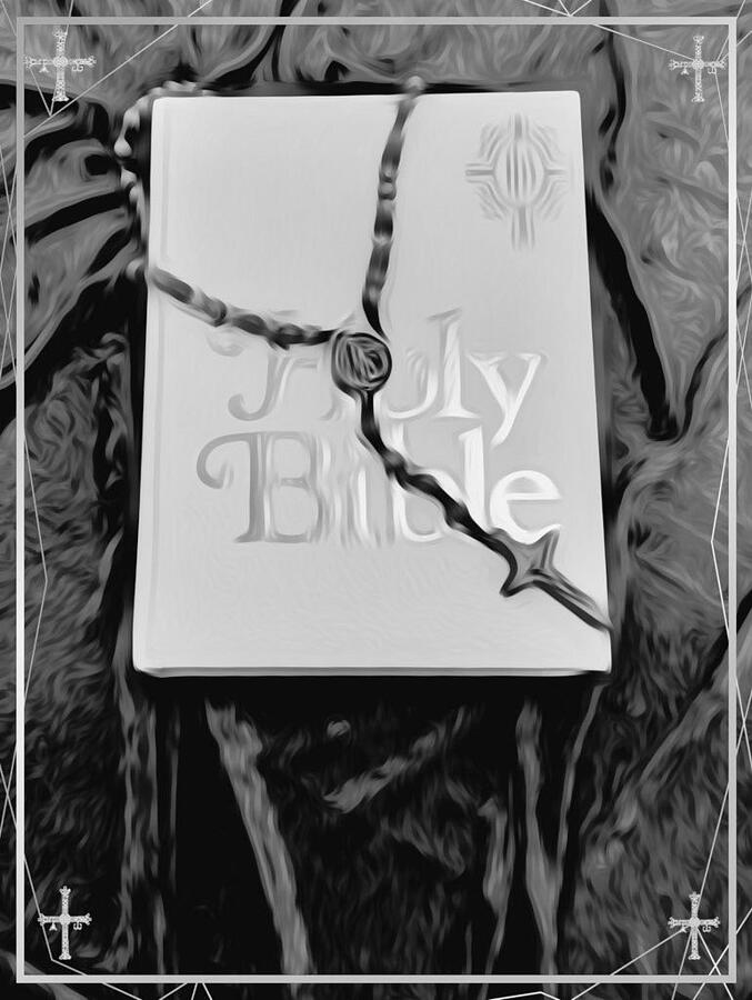 The Catholic Bible #1 Photograph by Cherry Vercher The Catholic Bible #1 Photograph by Cherry Vercher