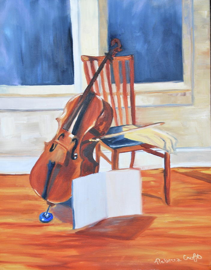 The Cello Painting by Rebecca Croft - Pixels