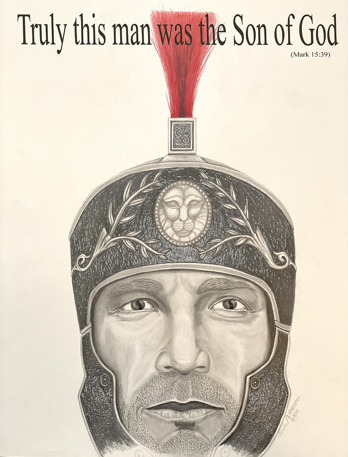 The Centurion Drawing by Michael McFerrin