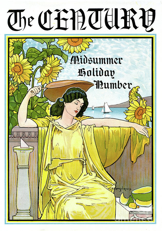 The Century - Midsummer Holiday number Drawing by Sad Hill - Bizarre Los Angeles Archive