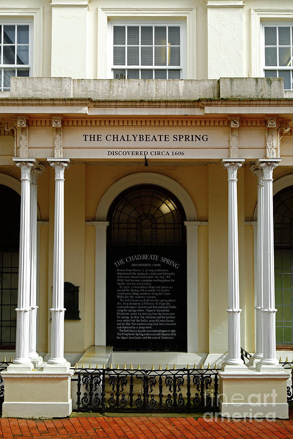 The Chalybeate Spring in The Pantiles Tunbridge Wells Kent Photograph by James Brunker