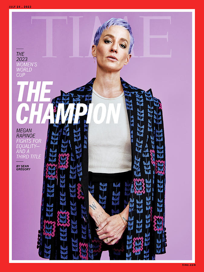 The Champion - Megan Rapinoe Photograph by Photograph by Danielle Levitt for TIME