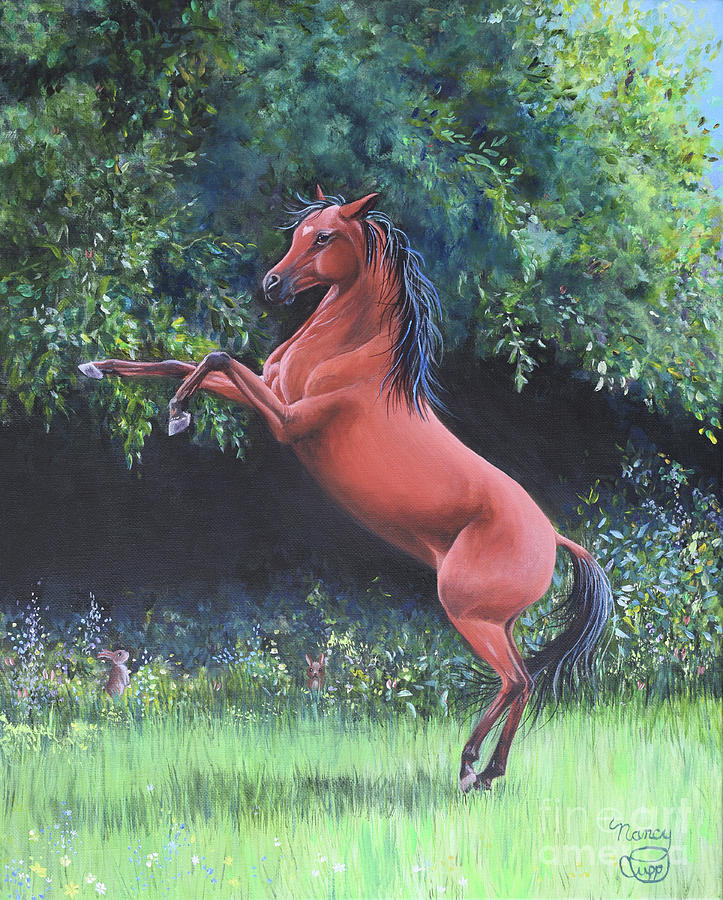 The Champion Painting by Nancy Cupp