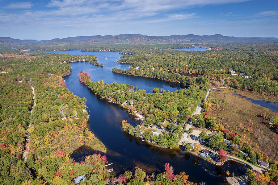 The Channel - Ossipee Lake, NH Photograph by John Rowe