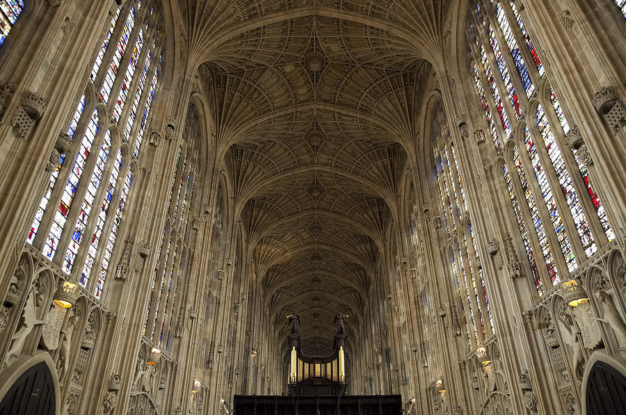 The Chapel Kings College Fan Vault Ceiling Photograph by Future Light