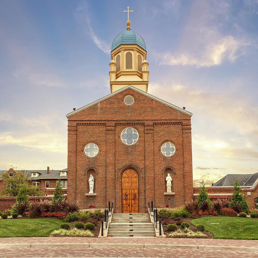 The Chapel Of The Immaculate Conception Sunrise Sky Photograph By ...