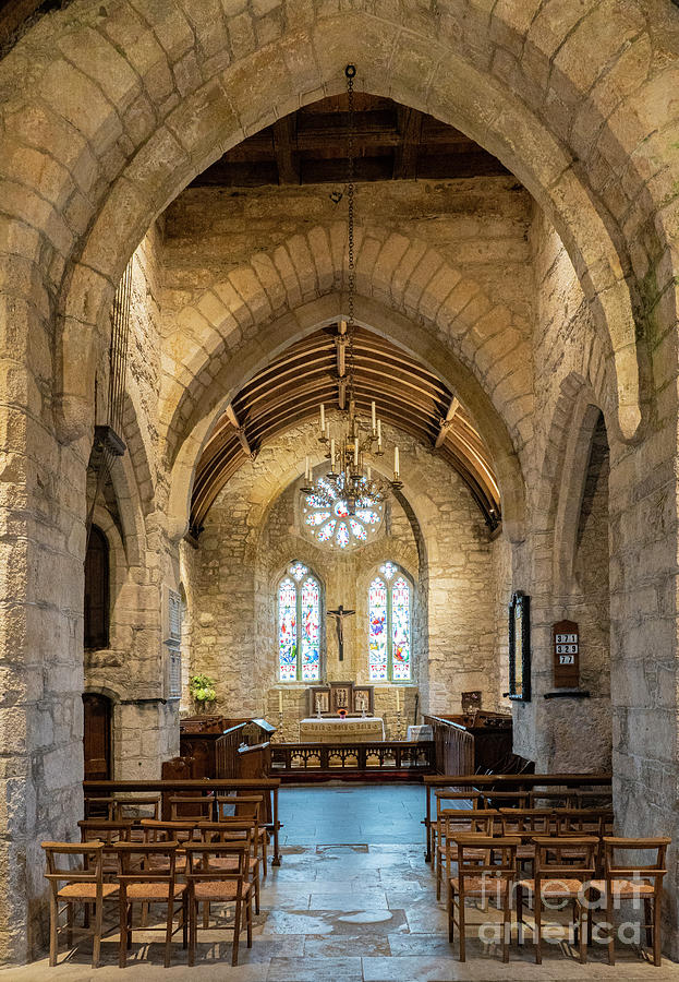 The Chapel St Michaels Mount Cornwall England Photograph by Wayne Moran