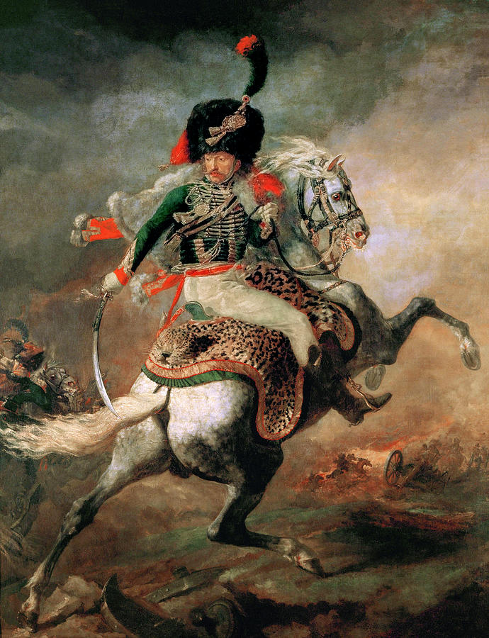 The Charging Chasseur by Theodore Gericault  Photograph by Carlos Diaz