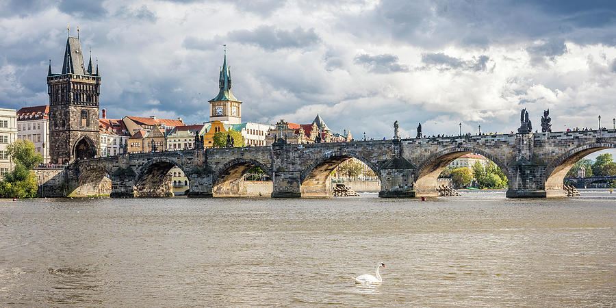 Prague Photograph - The Charles Bridge by Marla Brown