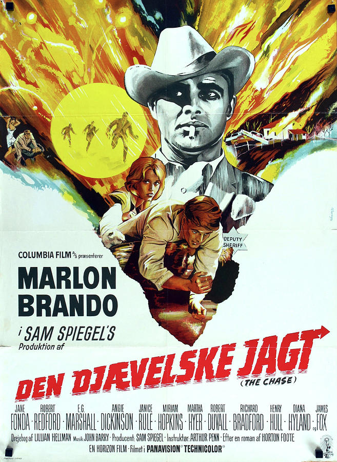 Marlon Brando Mixed Media - The Chase, 1966 by Movie World Posters