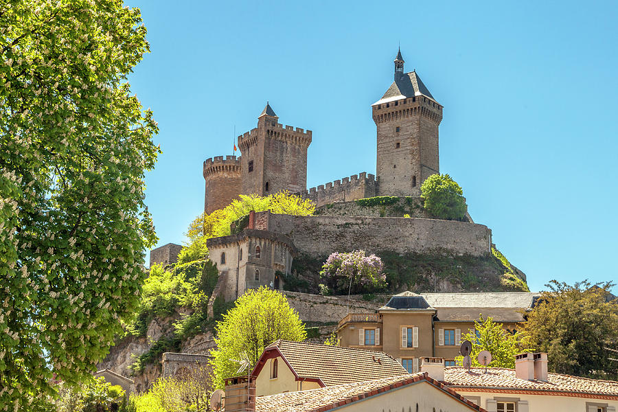 The Chateau of Foix Photograph by W Chris Fooshee