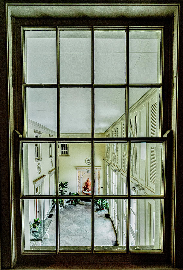 The Cheekwood Estate and Gardens Nashville Tennessee Inside Window View Photograph by Dave Morgan