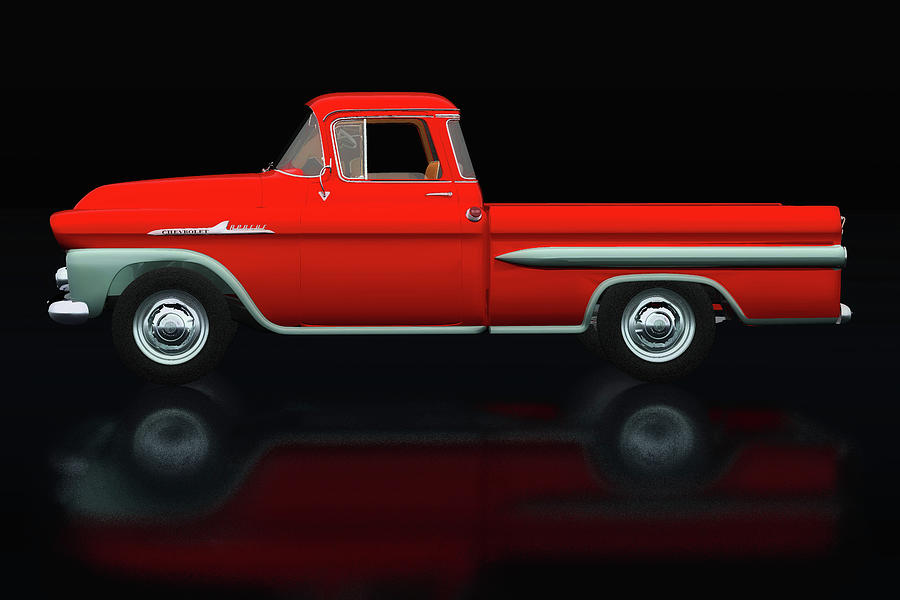 The Chevrolet Apache 1959 Lateral View Photograph by Jan Keteleer