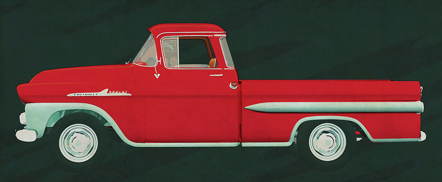 The Chevrolet Apache the American workhorse Painting by Jan Keteleer