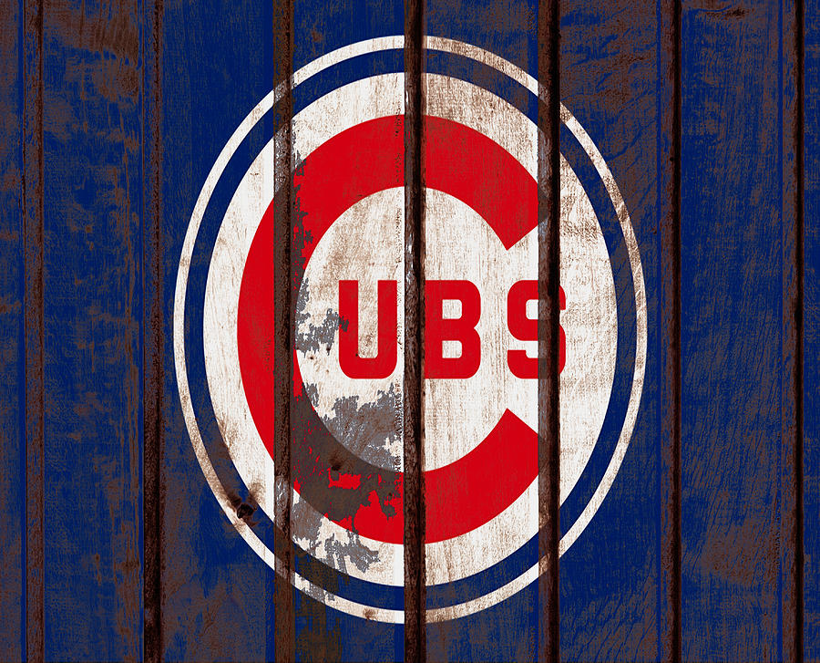 The Chicago Cubs 1b Mixed Media by Brian Reaves