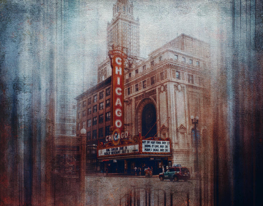 The Chicago Theatre  Photograph by Maria Angelica Maira