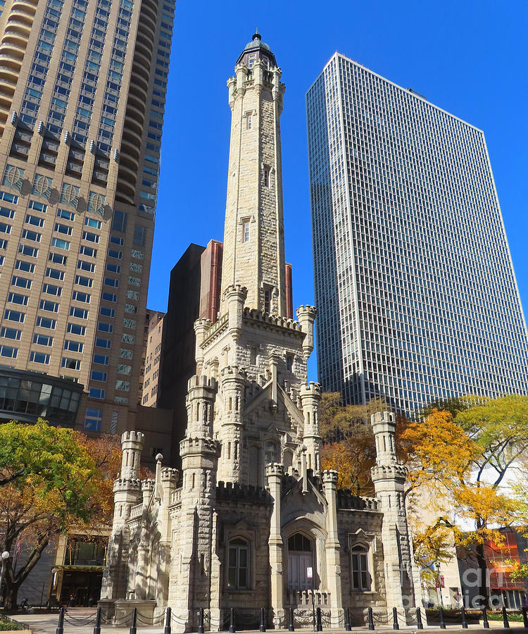 The Chicago Water Tower Close Up Photograph by John Malone Pixels