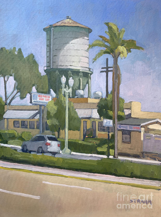 The Chicken Pie Shop, San Diego Painting by Paul Strahm