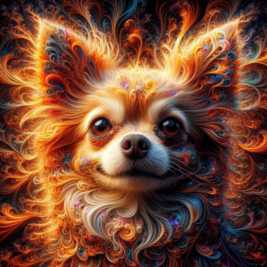 The Chihuahuas Enchantment Digital Art by Bill And Linda Tiepelman