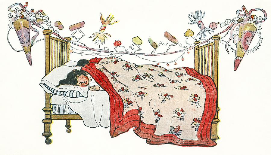 The children were nestled all snug in their beds by Jessie Wilcox Smith ...