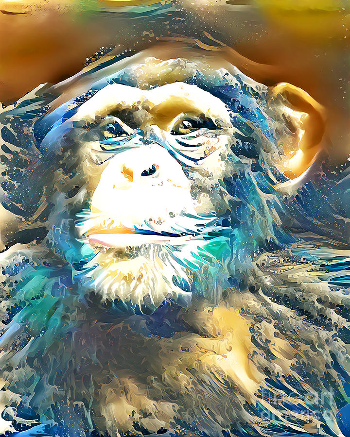 The Chimpanzee Tsunami 20210715 Photograph by Wingsdomain Art and Photography
