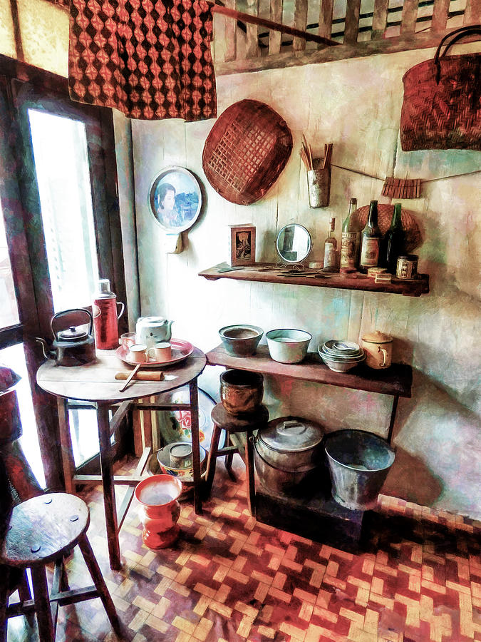 The Chinese Kitchen Corner Digital Art by Steve Taylor