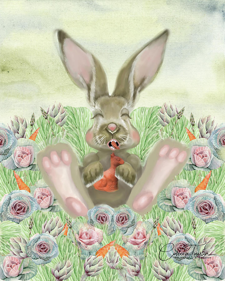 The Chocolate Bunny Mixed Media by Colleen Taylor