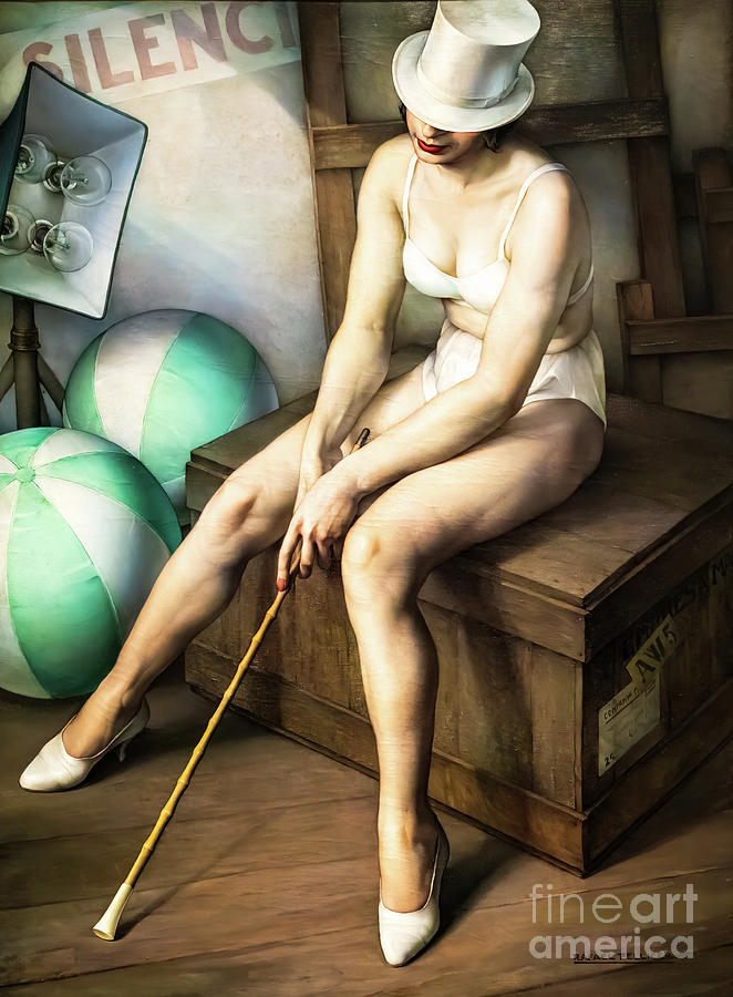 The Chorus Girl by Rafael Galeote 1934 Painting by Rafael Galeote