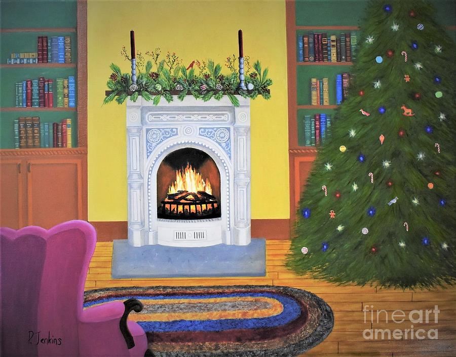 The Christmas Parlor Painting by Patti Jenkins