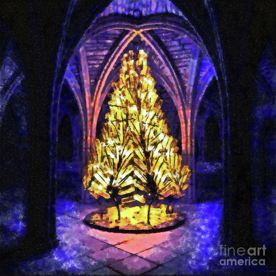 The Christmas Tree Digital Art by Yorgos Daskalakis