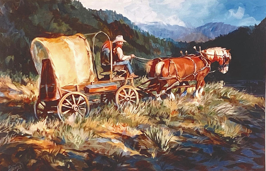 The Chuck Wagon Painting by Elin Thomas - Fine Art America