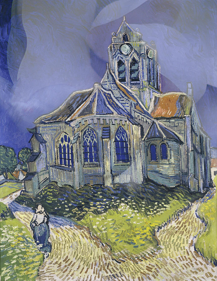 The Church In Auvers-sur-Oise View From The Chevet, Vincent van Gogh Photograph by Suzanne Powers