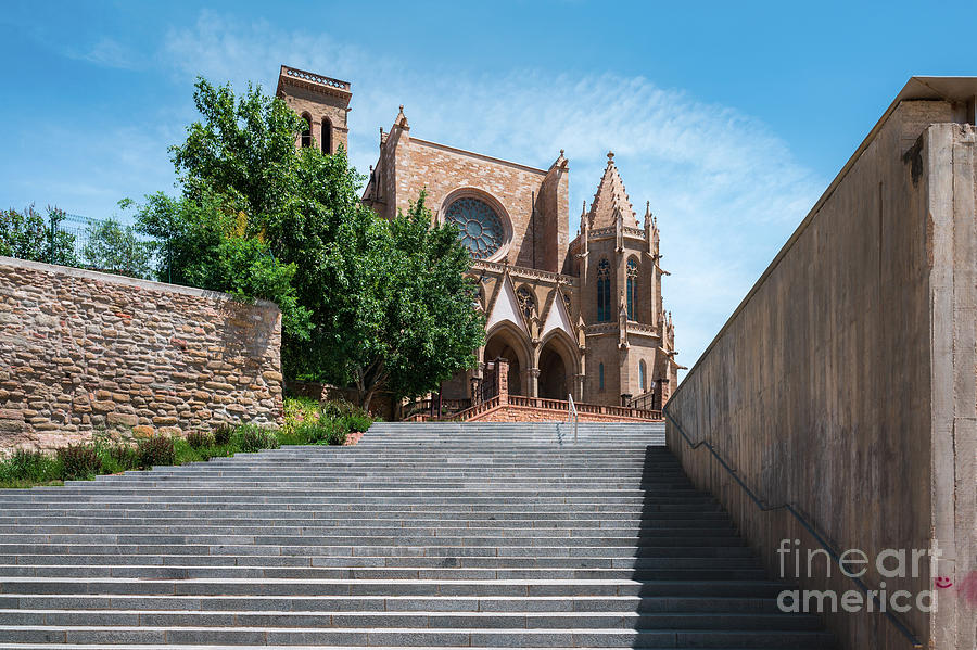The church of Santa Maria at Manresa, Catalonia Photograph by Jose Rey