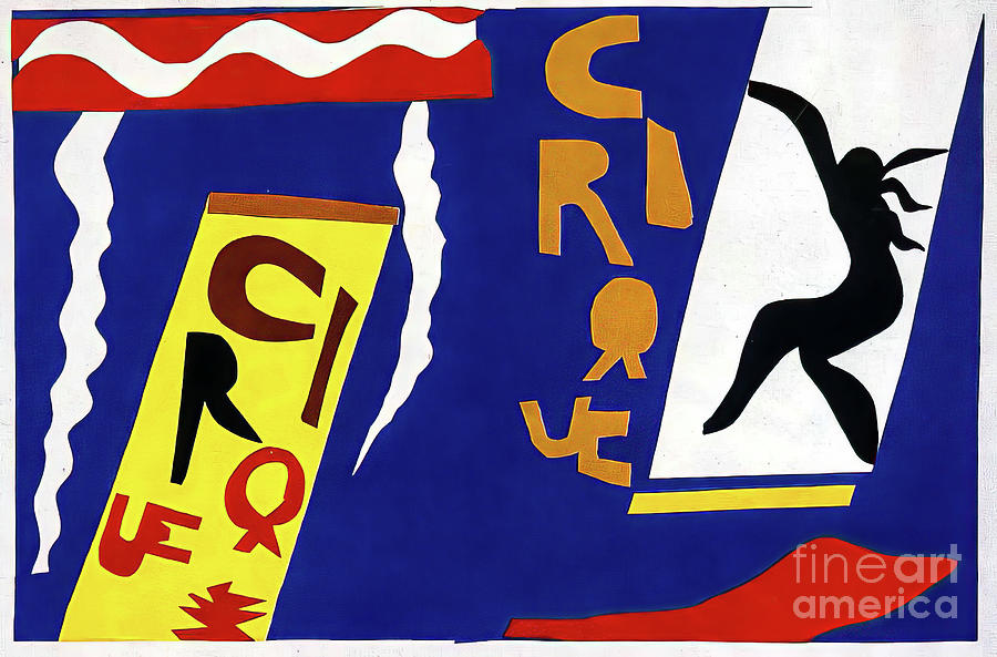 The Circus by Henri Matisse 1947 Painting by Henri Matisse