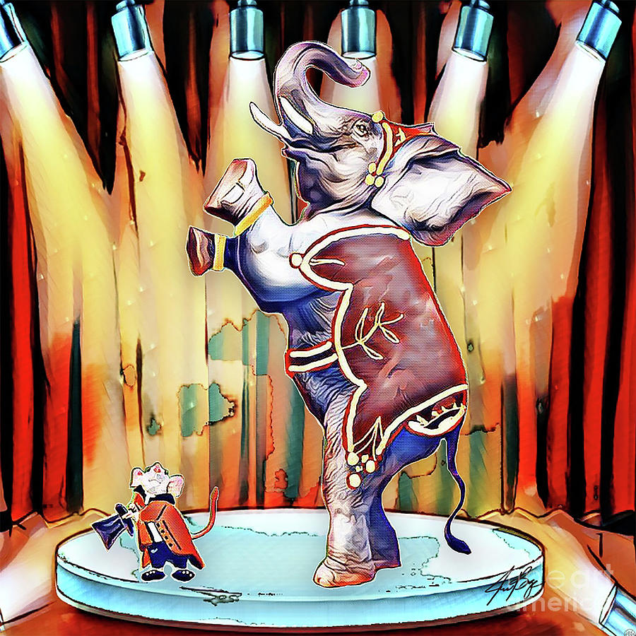 The Circus Dancers Digital Art by Jennifer Page