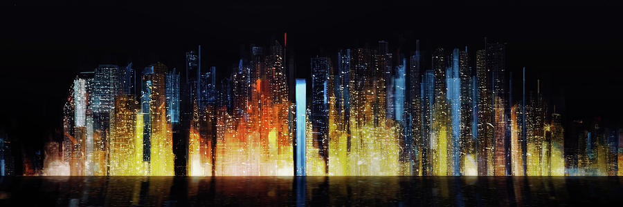 The City 1 Digital Art by Scott Norris