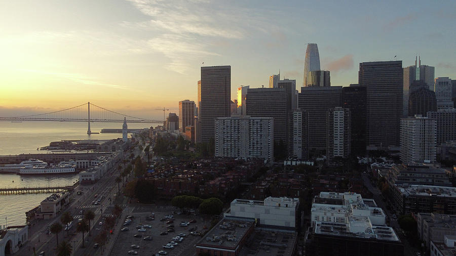 The City At Sunrise Photograph by Dan Twomey