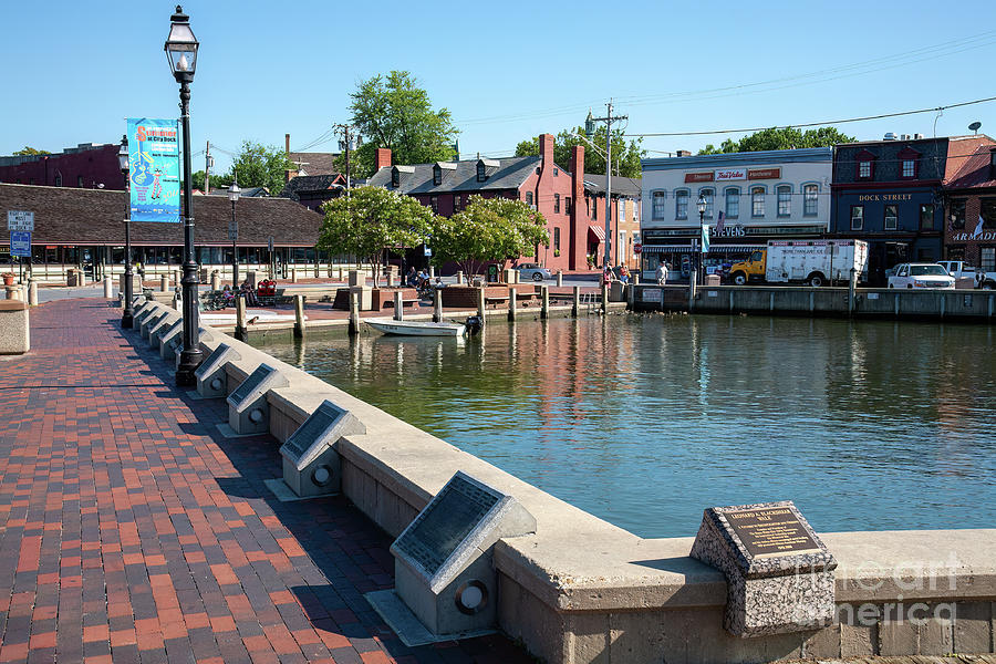 The City Dock area in Annapolis, Maryland USA Photograph by William Kuta