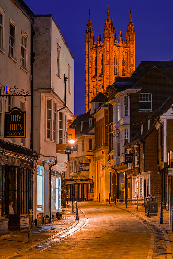 The City Of Canterbury In England Photograph