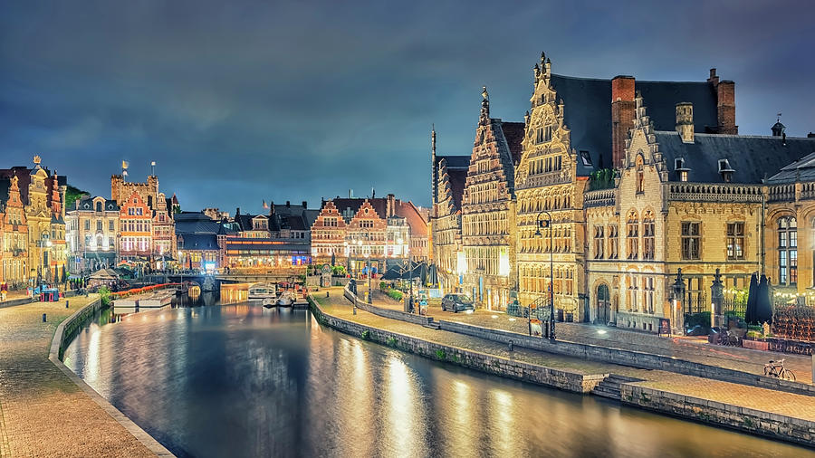 The city of Ghent Photograph by Manjik Pictures - Fine Art America