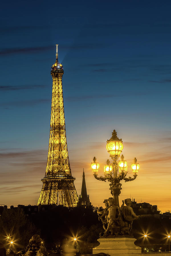 Paris Photograph - The City of Light by Jerome Labouyrie