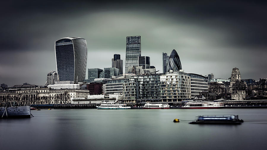 London Photograph - The City of London by Ian Good