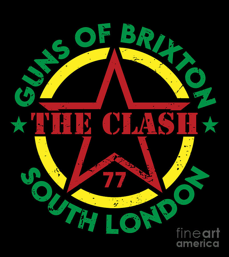 The Clash 77 Guns of Brixton Digital Art by Kirania Finest The Clash 77 Guns of Brixton Digital Art by Kirania Finest