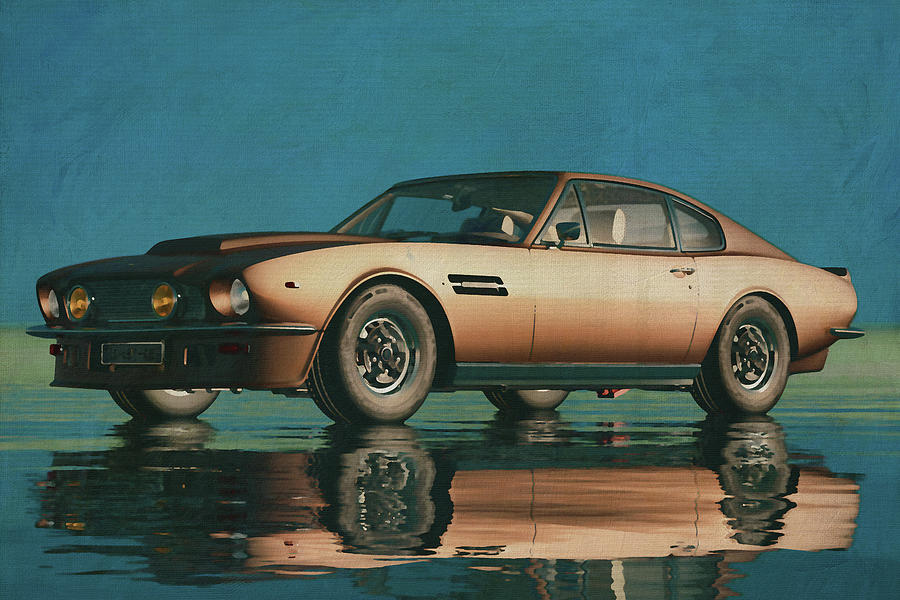 The Classic Aston Martin V8 Vantage From 1977 Digital Art