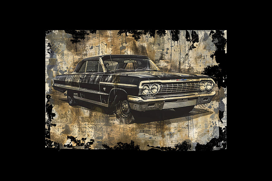 The Classic Impala Digital Art by Bill Posner
