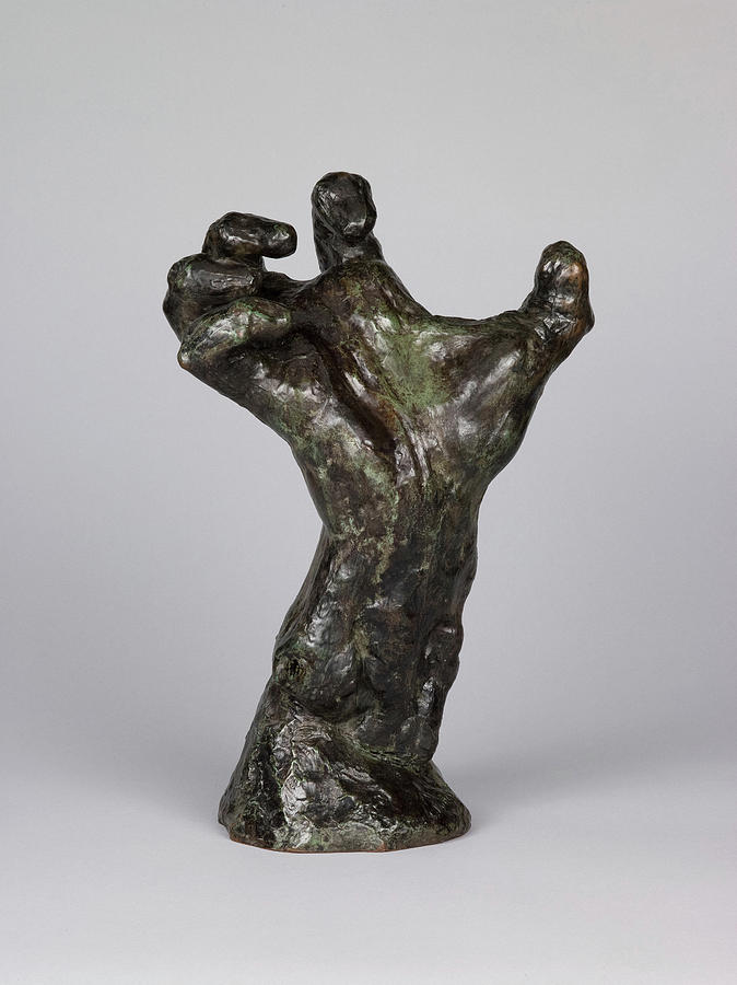 Auguste Rodin Painting - The Clenched Hand, 1885 by Auguste Rodin