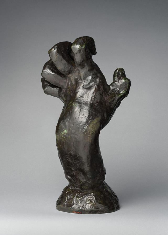 Auguste Rodin Painting - The Clenched Left Hand, 1885 by Auguste Rodin